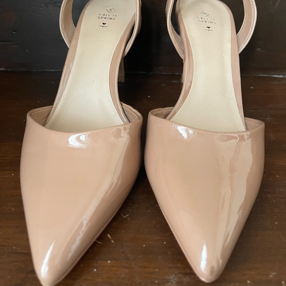 Nude heels - vegan leather - Picture 1 of 3